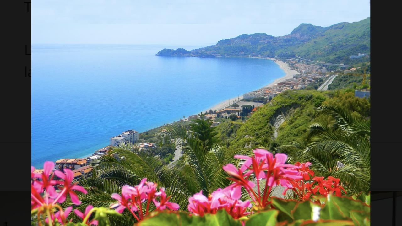 La Nave Sul Mare Di Taormina Acomodação com café da manhã Letoianni Exterior foto